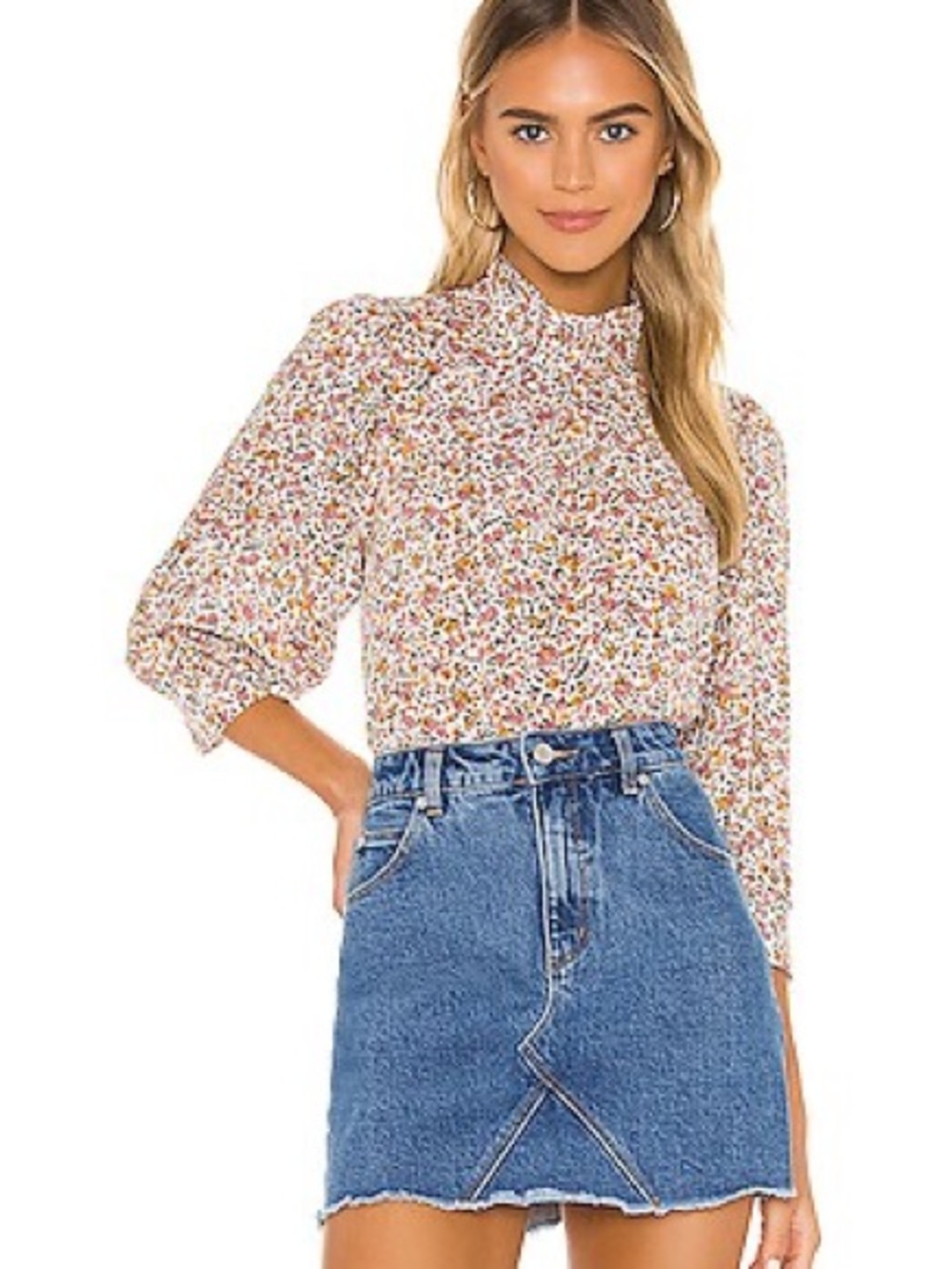 Gently Worn Rolla’s Stephanie Coast Floral Blouse M